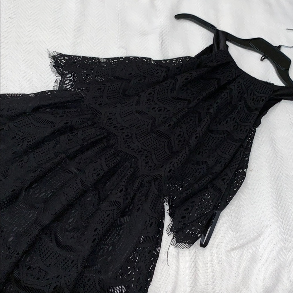 Little black lace dress